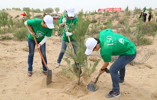 Why would a coatings company plant a forest?